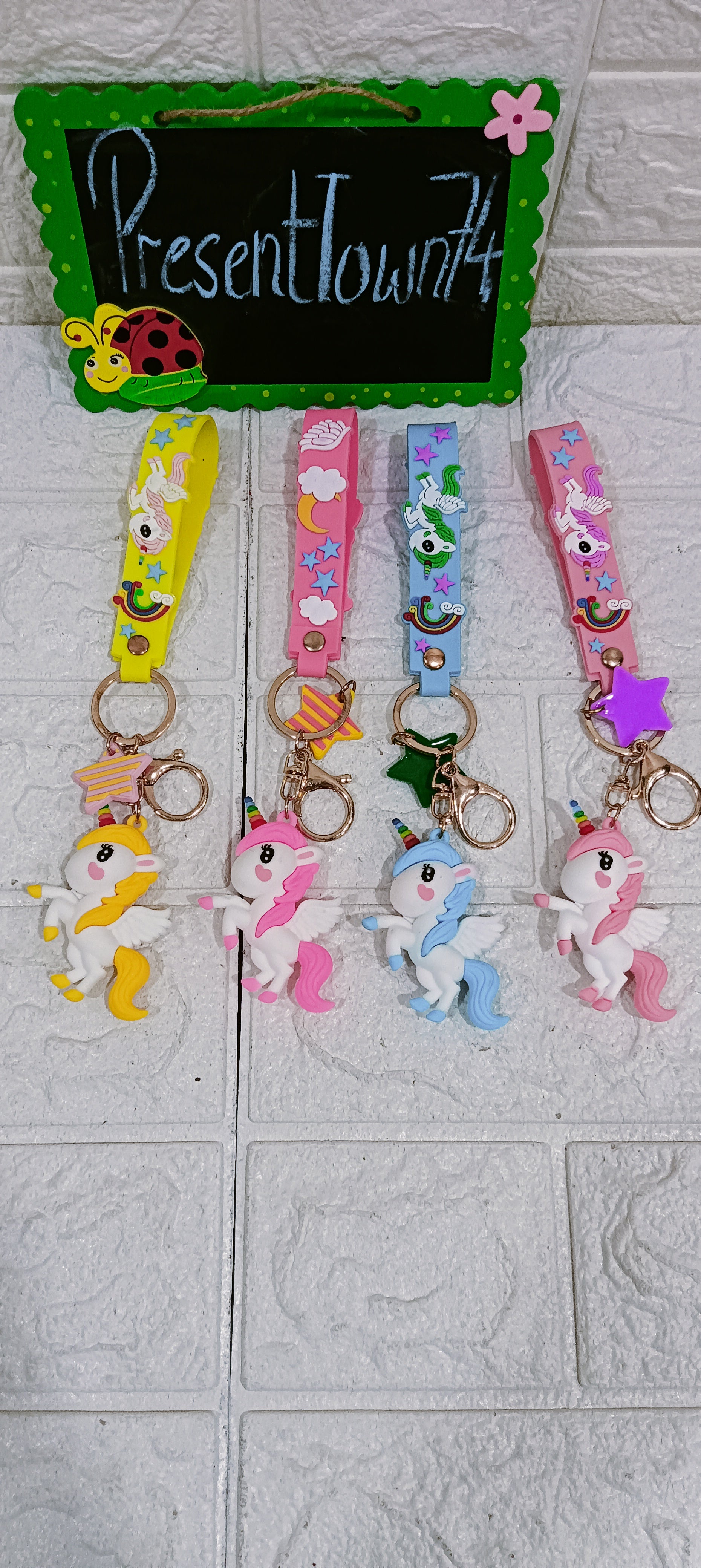 Cute & Colorful Unicorn Keyrings for Kids